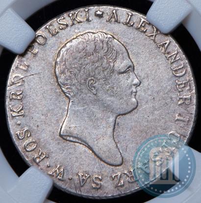 Фото 2 злотых 1817 года IB 