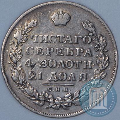 Фото 1 рубль 1828 года СПБ-НГ 
