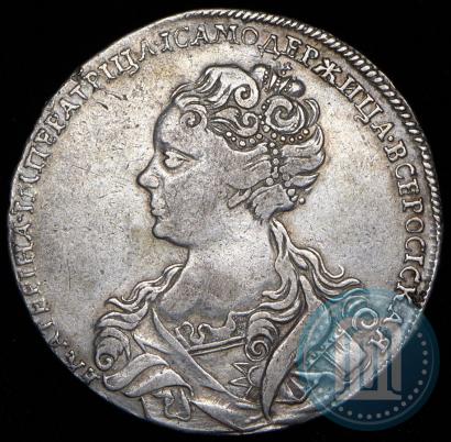 Picture 1 rouble 1726 year  "Moscow type, portrait turned to the left"