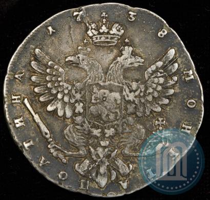 Picture Poltina 1738 year СПБ "Petersburg type"