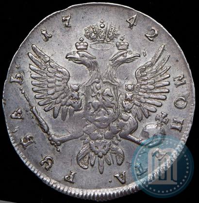 Picture 1 rouble 1742 year ММД 