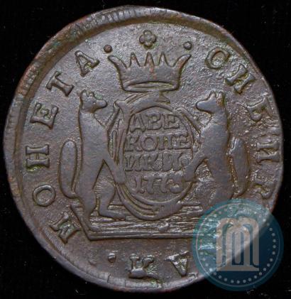 Picture 2 kopecks 1778 year КМ 