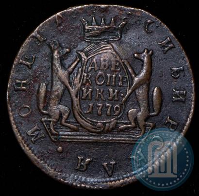 Фото 2 копейки 1779 года КМ 