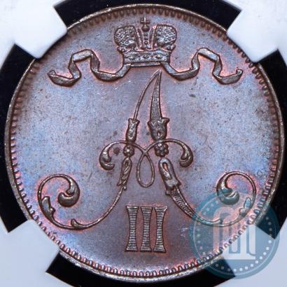 Picture 5 pennia 1889 year  