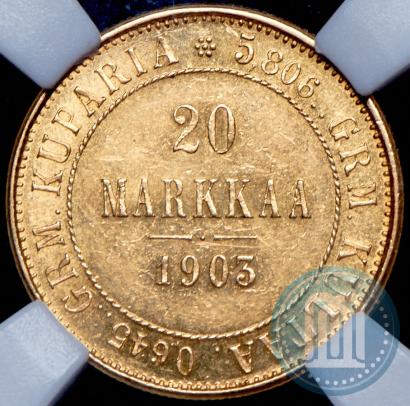 Picture 20 markkaa 1903 year L 