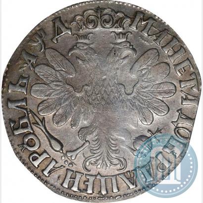 Picture 1 rouble 1704 year МД 