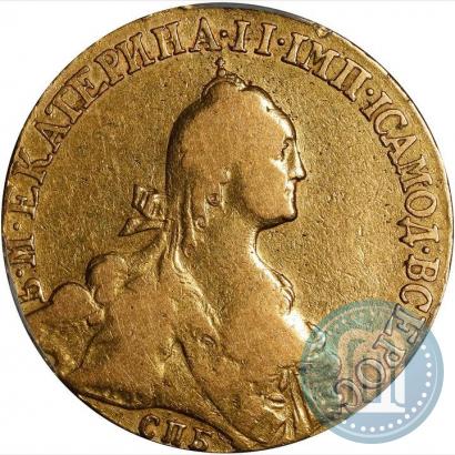 Picture 10 roubles 1769 year СПБ 