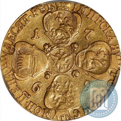 Picture 10 roubles 1769 year СПБ 