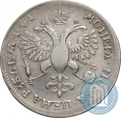 Picture 1 rouble 1719 year OK "Portrait in armour"
