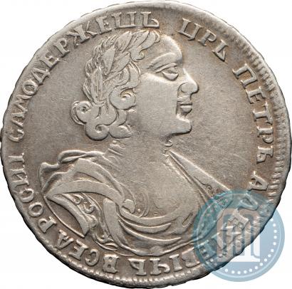 Фото Полтина 1719 года L "Портрет в латах"