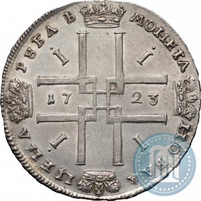 Фото 1 рубль 1723 года  "Портрет в античных доспехах"