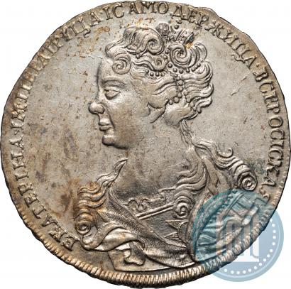 Picture 1 rouble 1726 year  "Moscow type, portrait turned to the left"