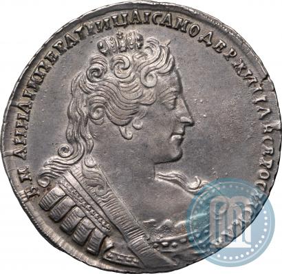 Фото 1 рубль 1733 года  