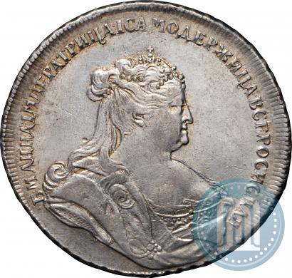 Picture 1 rouble 1738 year  "Petersburg type"