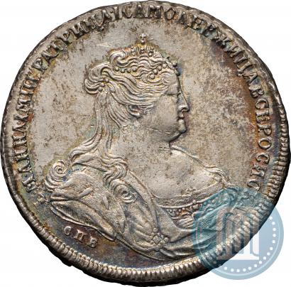Picture 1 rouble 1738 year СПБ "Petersburg type"
