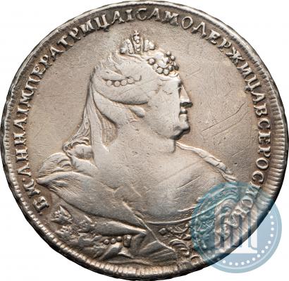Picture 1 rouble 1738 year  "Moscow type"