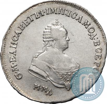 Фото Полтина 1745 года ММД 