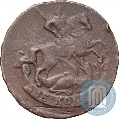 Picture 2 kopecks 1758 year  "Nominal under St. George"