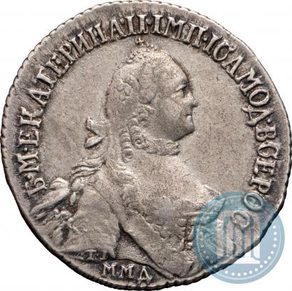 Фото Полуполтинник 1765 года ММД-EI-Т.I. 