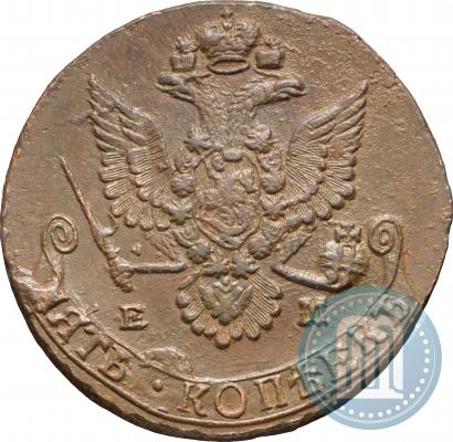 Picture 5 kopecks 1780 year ЕМ 