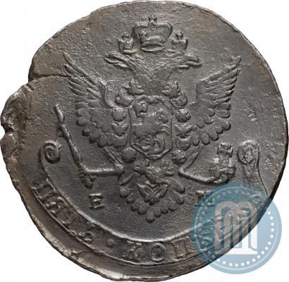 Picture 5 kopecks 1781 year ЕМ 