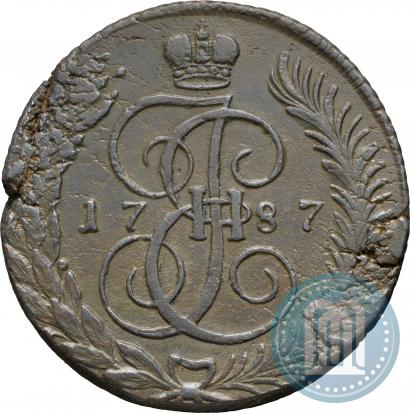 Фото 5 копеек 1787 года ТМ 