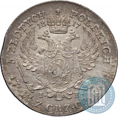 Picture 5 złotych 1817 year IB 
