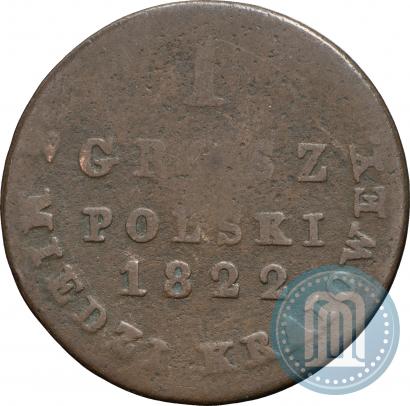 Фото 1 грош 1822 года IB "Z MIEDZI KRAIOWEY"