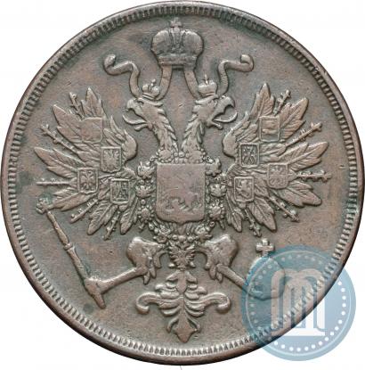 Фото 3 копейки 1863 года ВМ 