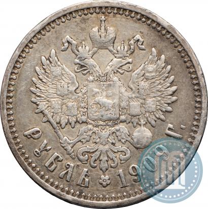 Picture 1 rouble 1909 year (ЭБ) 