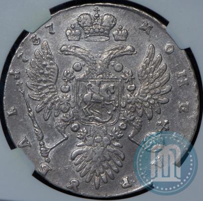 Фото 1 рубль 1737 года  "Тип 1735 года"