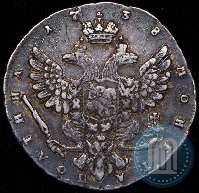 Picture Poltina 1738 year СПБ "Petersburg type"