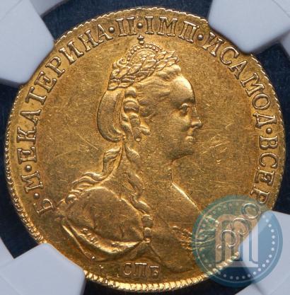 Фото 10 рублей 1781 года СПБ 