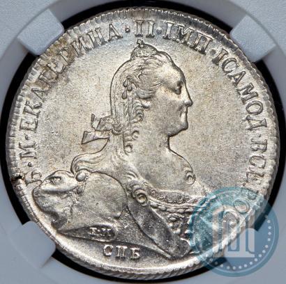 Фото 1 рубль 1774 года СПБ-ФЛ 