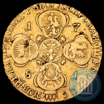 Picture 10 roubles 1781 year СПБ 