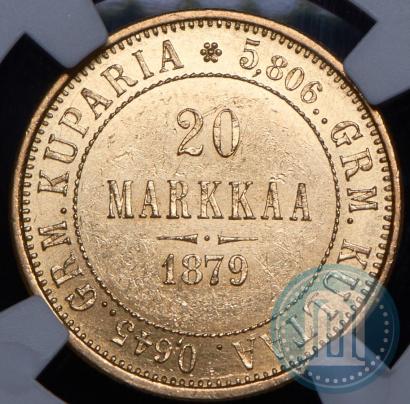 Picture 20 markkaa 1879 year S 