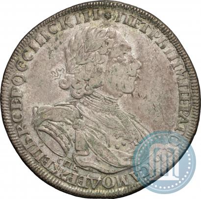 Picture 1 rouble 1725 year СПБ "Sun rouble, portrait in armour"