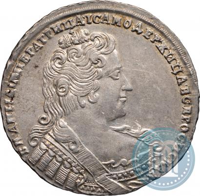 Фото 1 рубль 1733 года  