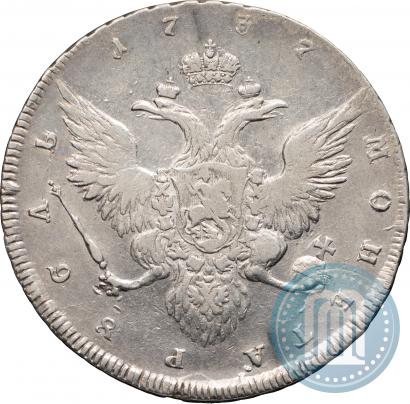 Фото 1 рубль 1737 года  "Работы Гедлингера"