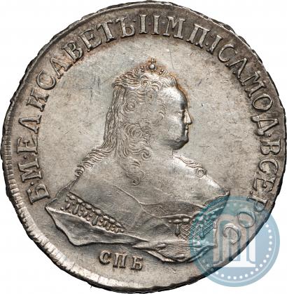 Фото 1 рубль 1751 года СПБ-IМ 