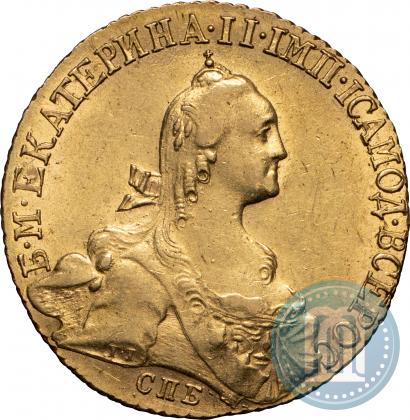 Picture 10 roubles 1769 year СПБ 