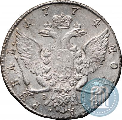 Picture 1 rouble 1774 year СПБ-ФЛ 