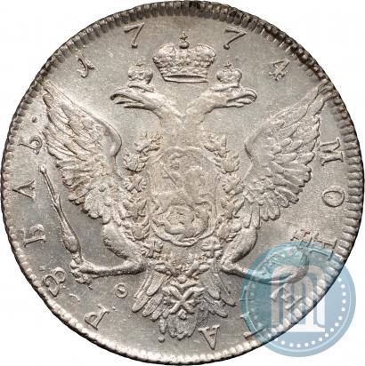 Picture 1 rouble 1774 year СПБ-ФЛ 