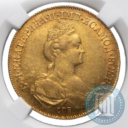 Picture 10 roubles 1777 year СПБ 