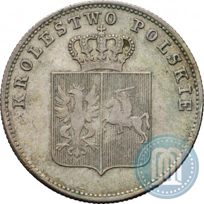 Picture 2 złote 1831 year KG "Polish uprising"