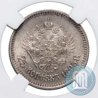 Фото 25 копеек 1895 года  