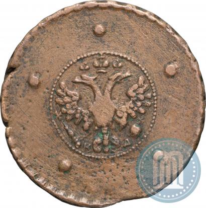Фото 5 копеек 1727 года КД 