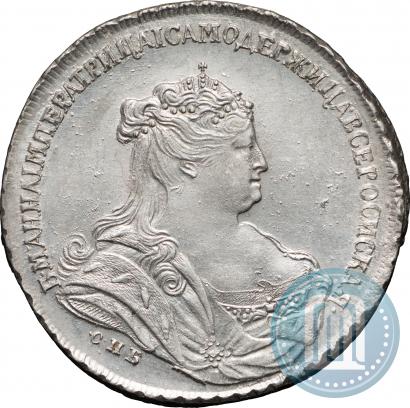 Фото 1 рубль 1738 года СПБ "Петербургский тип"