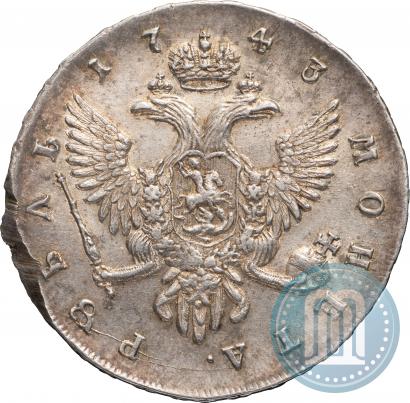 Picture 1 rouble 1743 year СПБ 