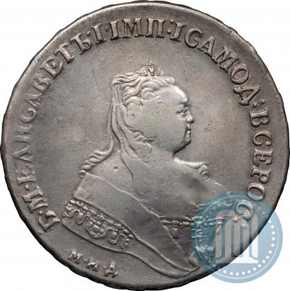 Picture 1 rouble 1748 year ММД 